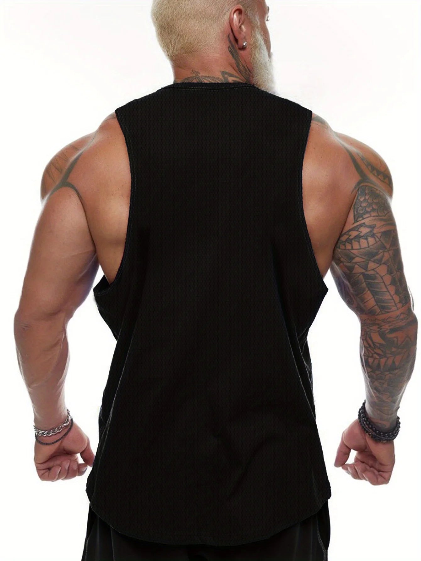 Mother Road 66 No. 1 Men's Large-Sized Loose-Fitting Sports V-Neck Shirt, Summer Breathable Quick-Drying Sleeveless T-Shirt