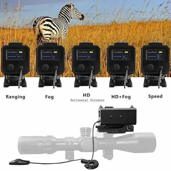 LE-032 Riflescope Mate rangefinder 700M Mini Tactical Outdoor Hunting Shooting Range Finder Archery Crossbow Sight, Customized