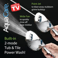 AquaCare As-Seen-On-TV High Prure 48-setting Rain & Handheld 3-way Shower Combo - Anti-clog Nozzles/Tub, Tile & Pet Power Wash/E