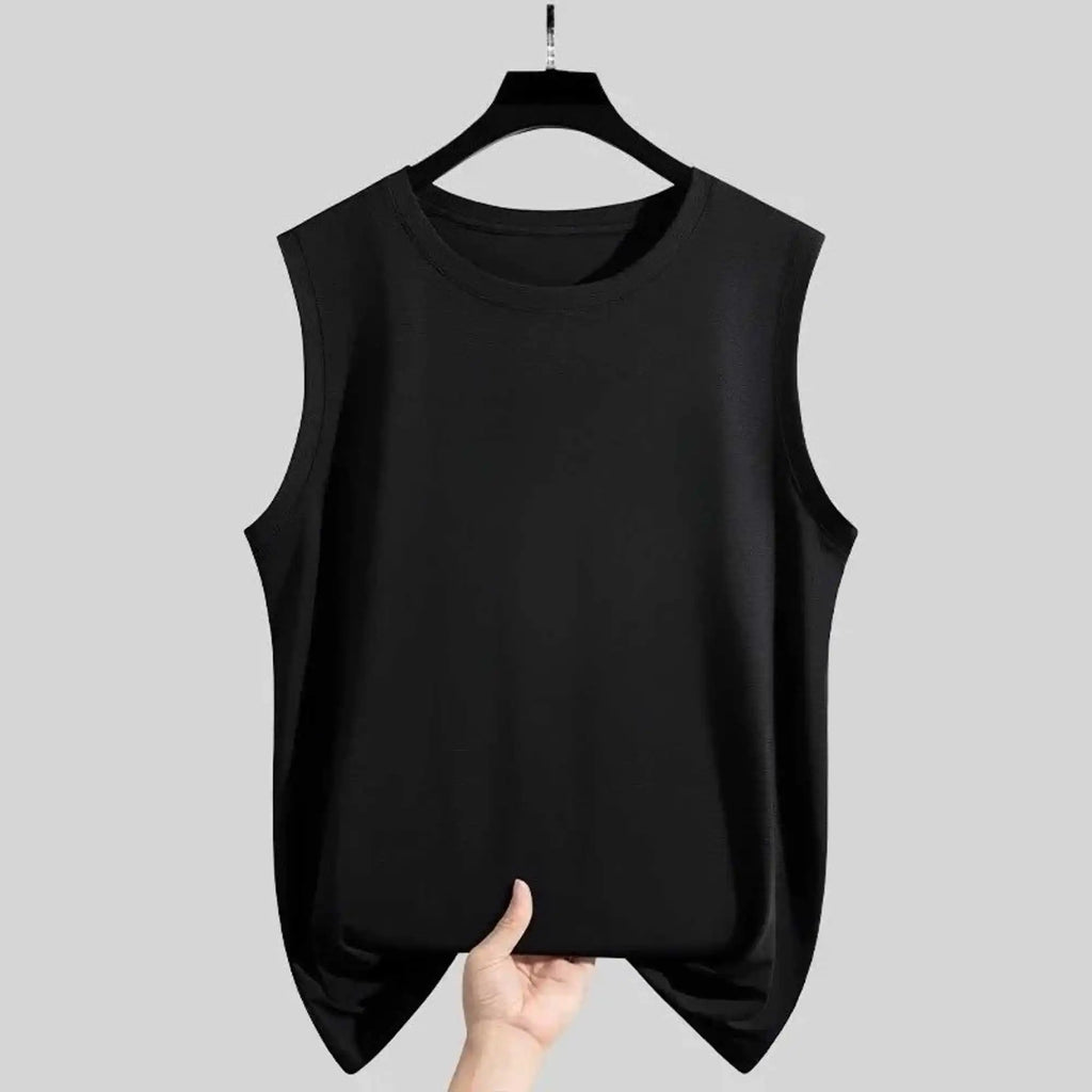 Men's Tank Top Sets 2026 Summer Thin Quick Dry men's tracksuit beach  crewneck jogging set sports oversize Breathable seaside
