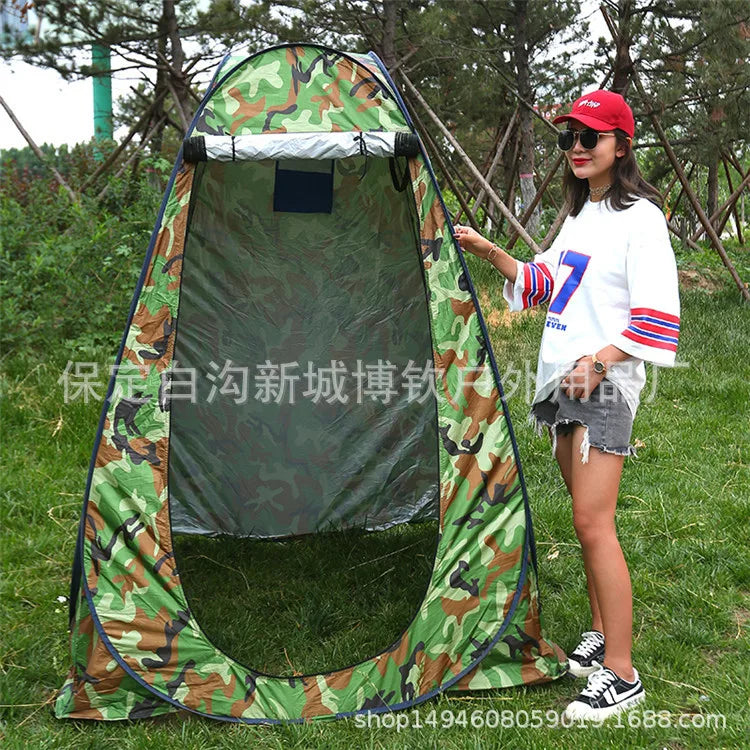 Outdoor bathing and bathing changing tent Convenient camping mobile toilet No need to build a fishing changing tent