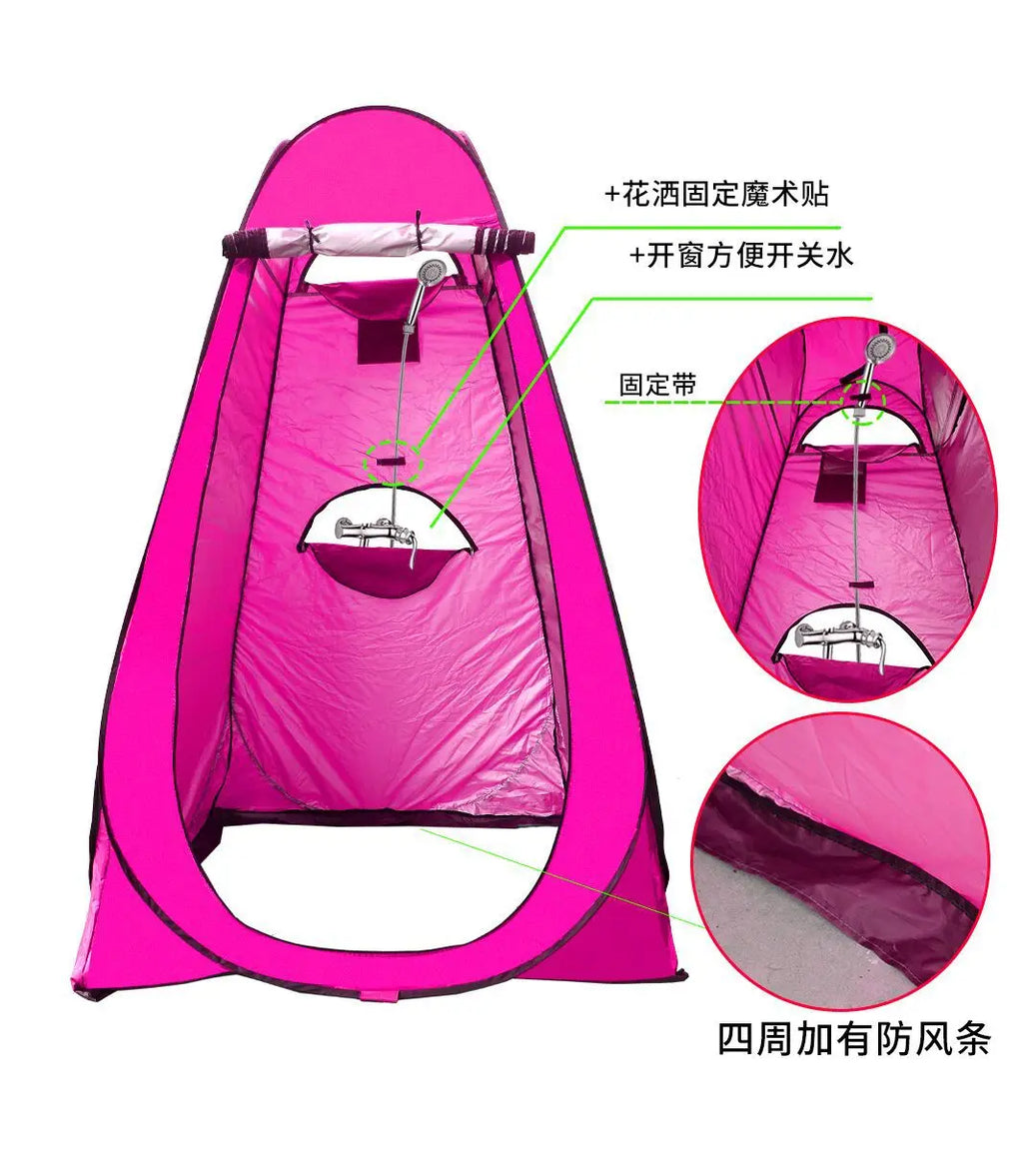 Outdoor bathing and bathing changing tent Convenient camping mobile toilet No need to build a fishing changing tent