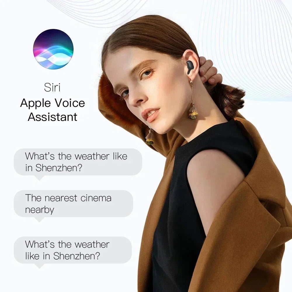 E6S Air Pro Fone Bluetooth Earphones Wireless Headphones LED Display Noise Cancelling Earbuds by Mic Wireless Bluetooth Headset