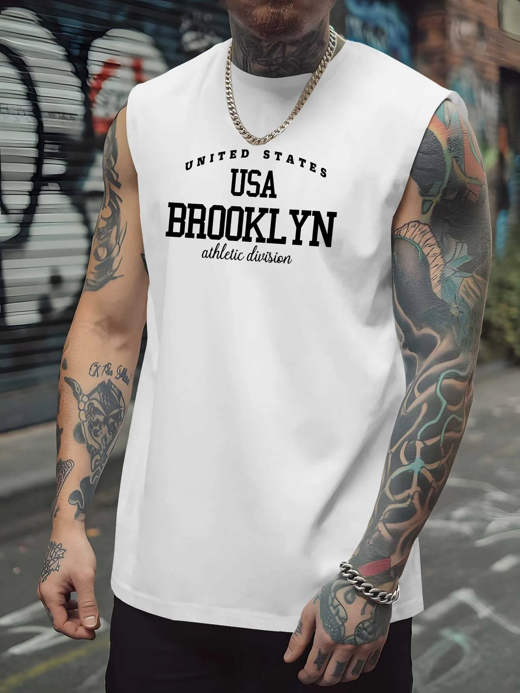Men's loose sports vest, summer breathable and quick-drying basketball fitness sleeveless T-shirt