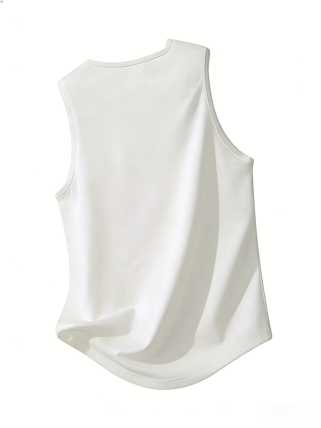 Men's "I'M NOT FAT" vest, a summer oversized loose sleeveless shirt, suitable for fitness, exercise and training.