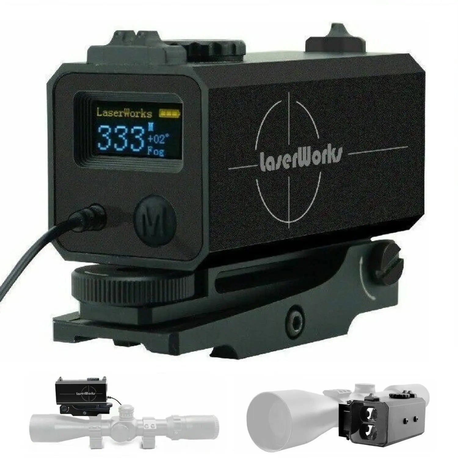 LE-032 Riflescope Mate rangefinder 700M Mini Tactical Outdoor Hunting Shooting Range Finder Archery Crossbow Sight, Customized