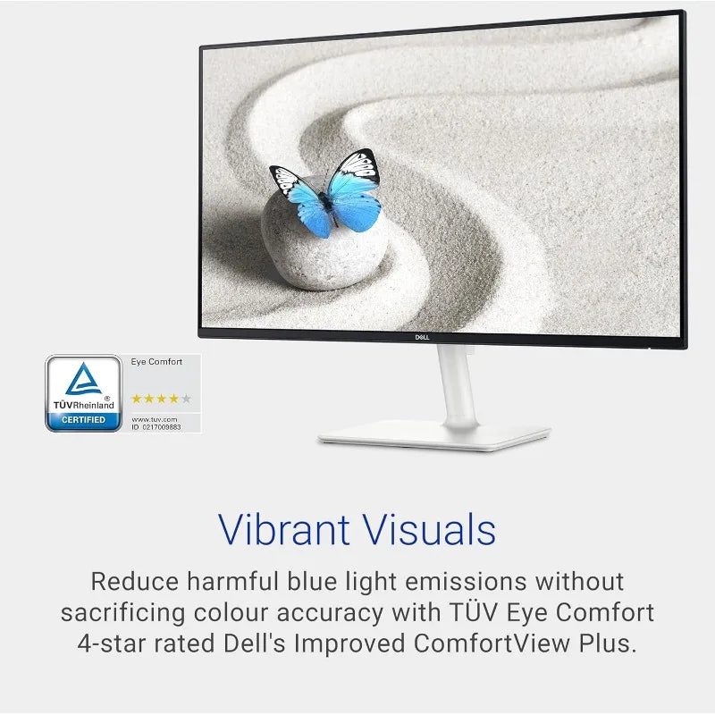 S2725DS Monitor - 27 Inch, QHD (2560x1440) Display, 100Hz refresh rate, 1500:1 contrast ratio, TÜV Rheinland Eye comfort 4 Star