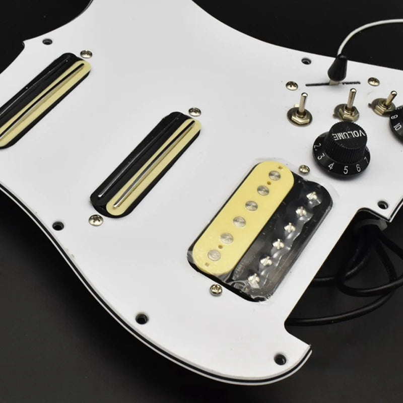 Electric Guitar Pickguard Pickup Wiring Loaded Prewired Pickguard Guitar Pickguard Scratchplate Pickup Assembly-AD23