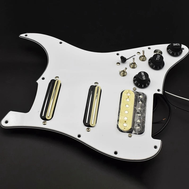 Electric Guitar Pickguard Pickup Wiring Loaded Prewired Pickguard Guitar Pickguard Scratchplate Pickup Assembly-AD23