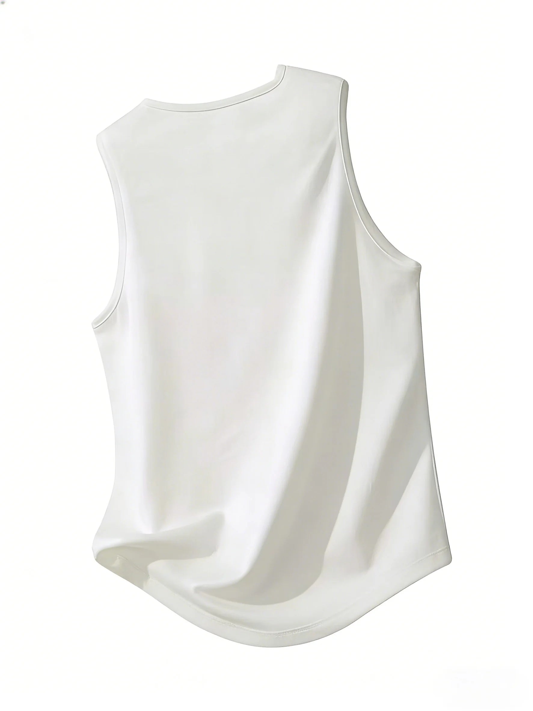 Men's sleeveless sports vest - "Nobody Cares" skull design, black, with the pattern of working harder