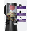 Juicer Machines, 5.3" Wide Chute for Whole Fruit and Vegetable,1.8L Auto-Feed Time-Saver, Slow Masticating High Yield